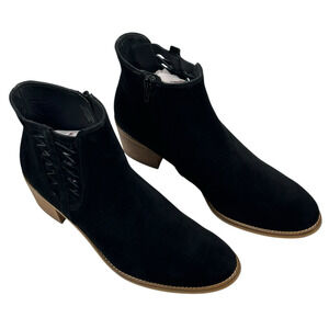 Paul Green Vienna Black Suede Chelsea Boots Womens Size US 9 UK 6.5 New $520